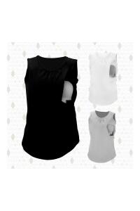 Bmom Hamilelik ve Emzirme Bluzu - Siyah - 10