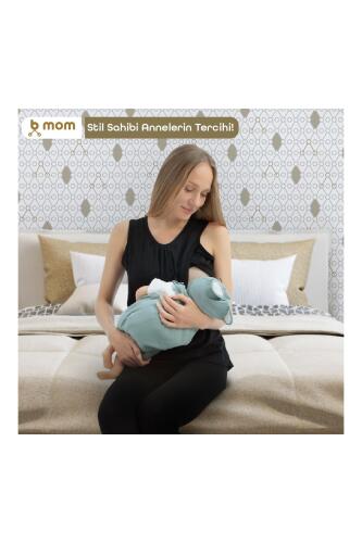 Bmom Hamilelik ve Emzirme Bluzu - Siyah - 5
