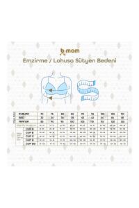 Bmom Hamilelik ve Emzirme Sütyeni - Gri - 16