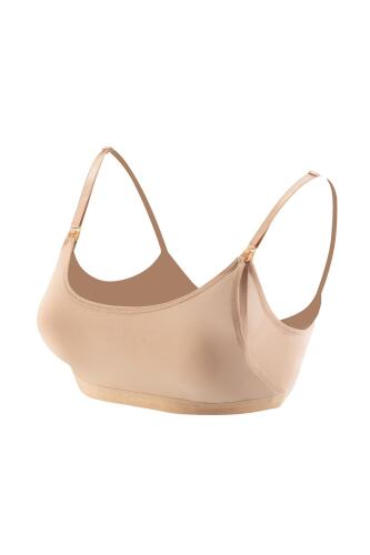 Bmom Serbest Eller Pompa Sütyeni - Bej - 17