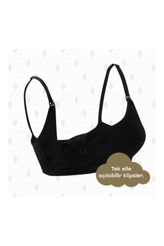 Bmom Serbest Eller Pompa Sütyeni - Siyah - 11