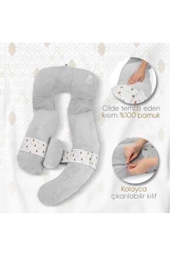 Bmom U-Şeklinde Tam Vücut Hamilelik & Annelik Yastığı - 2