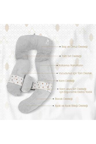 Bmom U-Şeklinde Tam Vücut Hamilelik & Annelik Yastığı - 6