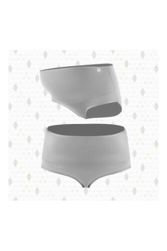 Bmom Yüksek Bel Hamilelik ve Lohusalık Külodu - Gri - 4