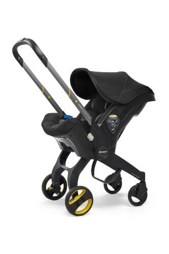 Doona+ Bebek Arabasına Dönüşen Tekerlekli Gr 0 Ana Kucağı Oto Koltuğu - Nitro Black - 4