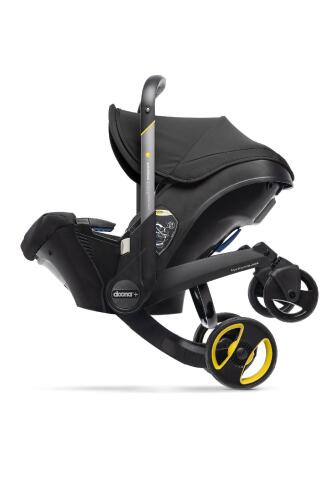 Doona+ Bebek Arabasına Dönüşen Tekerlekli Gr 0 Ana Kucağı Oto Koltuğu - Nitro Black - 5