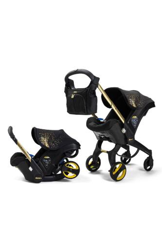 Doona+ Bebek Arabasına Dönüşen Tekerlekli Gr 0 Ana Kucağı Oto Koltuğu Özel Koleksiyon - Gold - 1