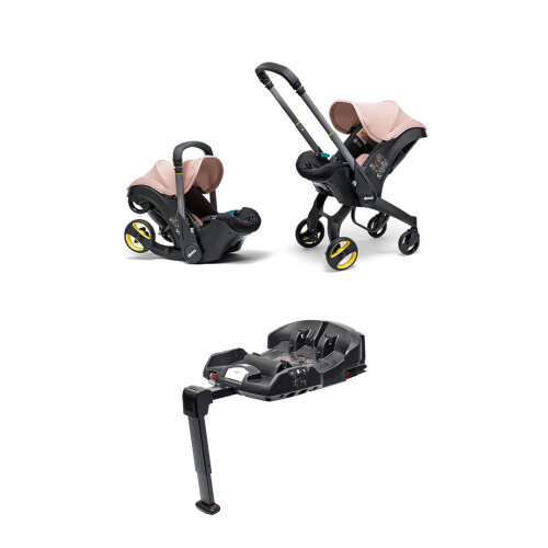 Doona i Bebek Arabasına Dönüşen i-Size Ana Kucağı Oto Koltuğu Isofix Baza Hediyeli - Blush Pink - 1