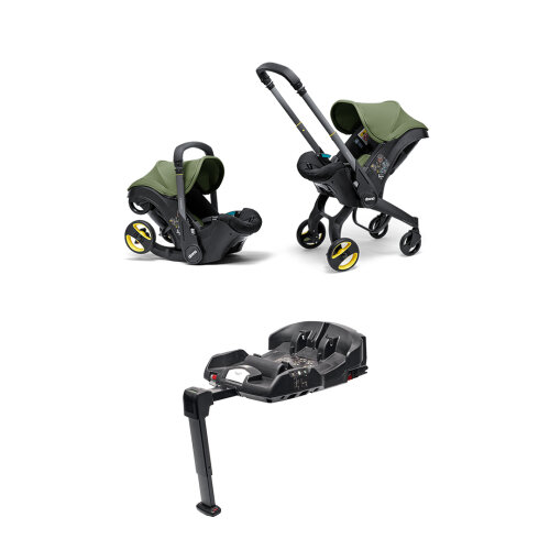 Doona i Bebek Arabasına Dönüşen i-Size Ana Kucağı Oto Koltuğu Isofix Baza Hediyeli - Desert Green - 1