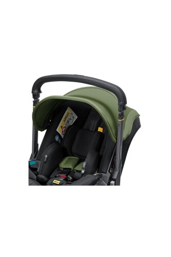 Doona i Bebek Arabasına Dönüşen i-Size Ana Kucağı Oto Koltuğu Isofix Baza Hediyeli - Desert Green - 5