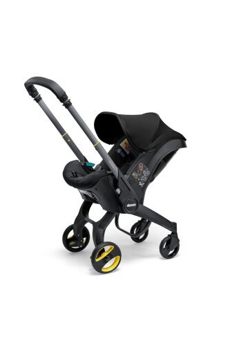 Doona i Bebek Arabasına Dönüşen i-Size Ana Kucağı Oto Koltuğu Isofix Baza Hediyeli - Nitro Black - 7