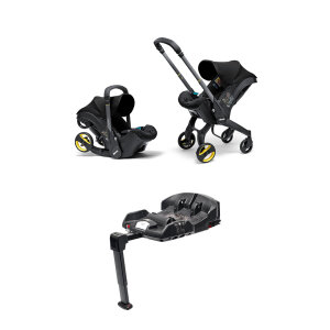 Doona i Bebek Arabasına Dönüşen i-Size Ana Kucağı Oto Koltuğu Isofix Baza Hediyeli - Nitro Black