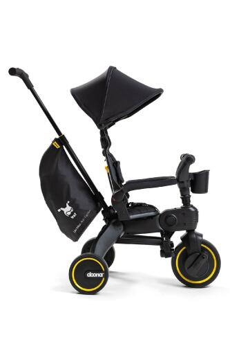 Doona Liki Trike Tek Parça Katlanır 3 Tekerlekli Bebek Bisikleti Özel Koleksiyon - Midnight - 2