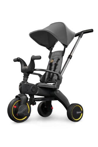 Doona Liki Trike Tek Parça Katlanır 3 Tekerlekli Bebek Bisikleti S1 - Hound Grey - 1