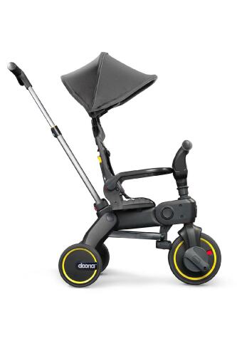 Doona Liki Trike Tek Parça Katlanır 3 Tekerlekli Bebek Bisikleti S1 - Hound Grey - 2