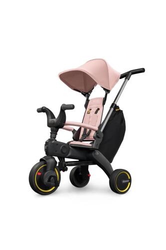 Doona Liki Trike Tek Parça Katlanır 3 Tekerlekli Bebek Bisikleti S3 - Blush Pink - 9