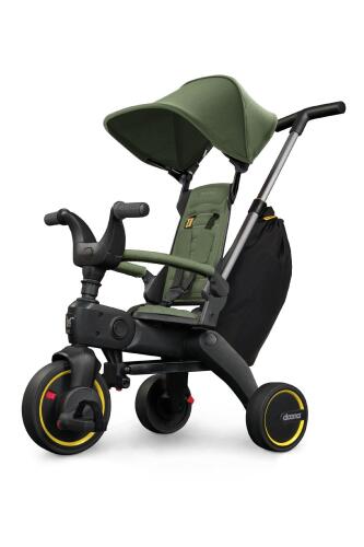 Doona Liki Trike Tek Parça Katlanır 3 Tekerlekli Bebek Bisikleti S3 - Desert Green - 7