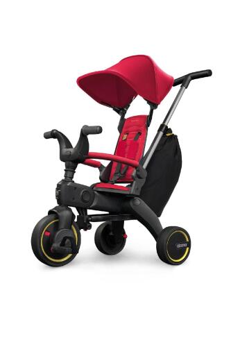 Doona Liki Trike Tek Parça Katlanır 3 Tekerlekli Bebek Bisikleti S3 - Flame Red - 1
