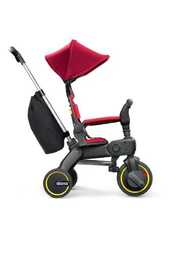 Doona Liki Trike Tek Parça Katlanır 3 Tekerlekli Bebek Bisikleti S3 - Flame Red - 2