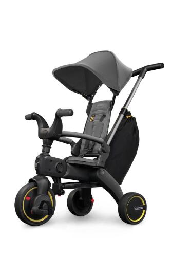 Doona Liki Trike Tek Parça Katlanır 3 Tekerlekli Bebek Bisikleti S3 - Hound Grey - 1
