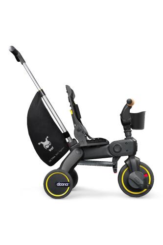 Doona Liki Trike Tek Parça Katlanır 3 Tekerlekli Bebek Bisikleti S5 - Nitro Black - 4