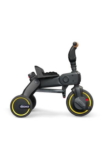 Doona Liki Trike Tek Parça Katlanır 3 Tekerlekli Bebek Bisikleti S5 - Nitro Black - 5