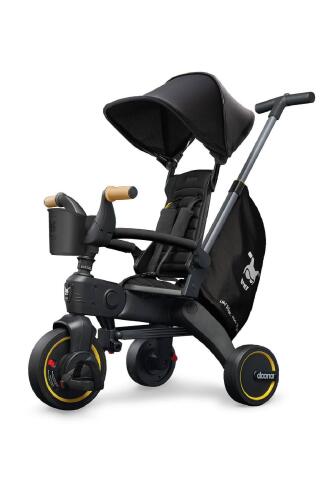 Doona Liki Trike Tek Parça Katlanır 3 Tekerlekli Bebek Bisikleti S5 - Nitro Black - 7