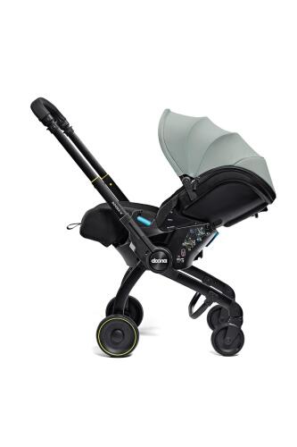 Doona X Bebek Arabasına Dönüşen Tekerlekli Gr 0 i-Size 3 Yatış Pozisyonlu Ana Kucağı Oto Koltuğu - Dusty Sage - 7
