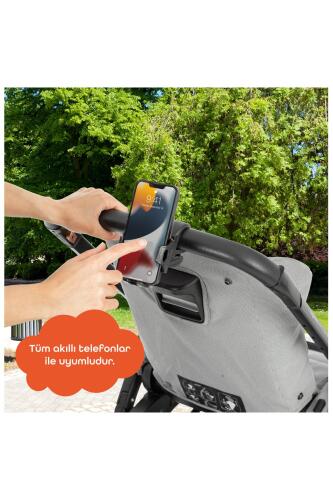 Gezenbebe 4'lü Seyahat Aksesuarları Seti - Bardak Tutucu, Telefon Tutucu, 2 Bebek Arabası Kancası, Eminyet Kemer Klipsi - 8