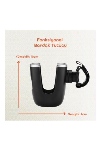 Gezenbebe Bebek Arabası Bardak Tutucu - 6