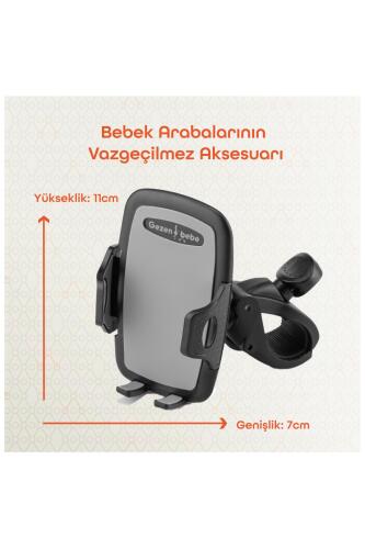 Gezenbebe Bebek Arabası Telefon Tutucu - 4