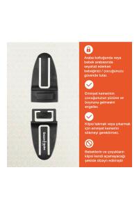 Gezenbebe Bebek Emniyet Kemer Klipsi Black - 2