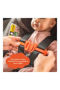 Gezenbebe Bebek Emniyet Kemer Klipsi Orange - 4
