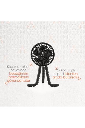 Gezenbebe Çok Fonksiyonlu Bebek Arabası Fanı - 2