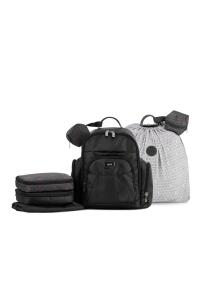 Gezenbebe Çok Fonksiyonlu Kişiselleştirilebilir Bebekli Aile Bebek Bakım Sırt Çantası Black