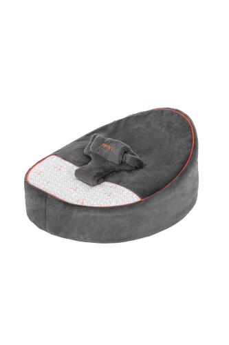 Gezenbebe Comfy Dolgulu Bebek Pufu - Charcoal - 1