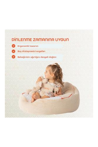 Gezenbebe Comfy Dolgulu Bebek Pufu - Mist - 3