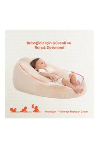 Gezenbebe Comfy Dolgulu Bebek Pufu - Mist - 4