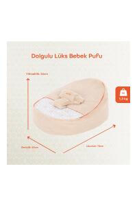 Gezenbebe Comfy Dolgulu Bebek Pufu - Mist - 6