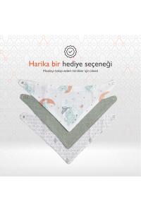 Gezenbebe Hero 3'lü Bebek-Çocuk Fular Önlük Seti Elephant - 6