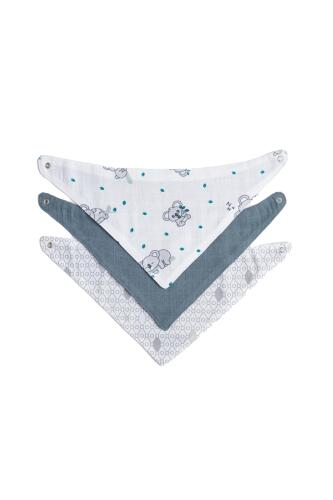 Gezenbebe Hero 3'lü Bebek-Çocuk Fular Önlük Seti Koala - 1