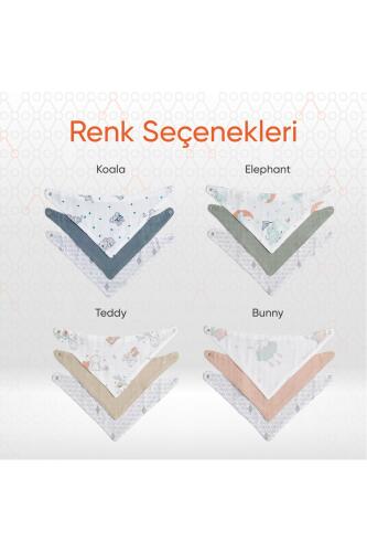Gezenbebe Hero 3'lü Bebek-Çocuk Fular Önlük Seti Teddy - 9