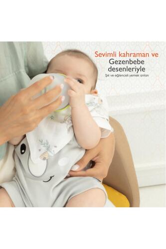 Gezenbebe Hero 3'lü Bebek-Çocuk Fular Önlük Seti Teddy - 10