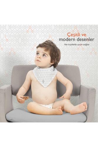 Gezenbebe Hero 3'lü Bebek-Çocuk Fular Önlük Seti Teddy - 11