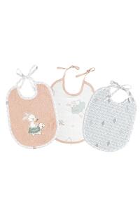 Gezenbebe Hero 3'lü Yenidoğan Bebek Önlük Seti Bunny 