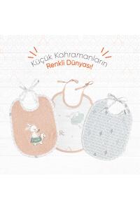 Gezenbebe Hero 3'lü Yenidoğan Bebek Önlük Seti Bunny - 6