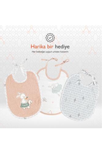 Gezenbebe Hero 3'lü Yenidoğan Bebek Önlük Seti Bunny - 7