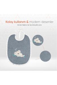 Gezenbebe Hero 3'lü Yenidoğan Bebek Önlük Seti Koala - 5