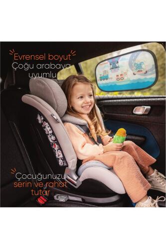 Gezenbebe Hero Araba İçin Bebek Güneşliği (2 Adet) - 4