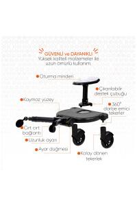 Gezenbebe Hero Bebek Arabaları İçin Oturaklı 2. Çocuk Aparatı Bunny - 4